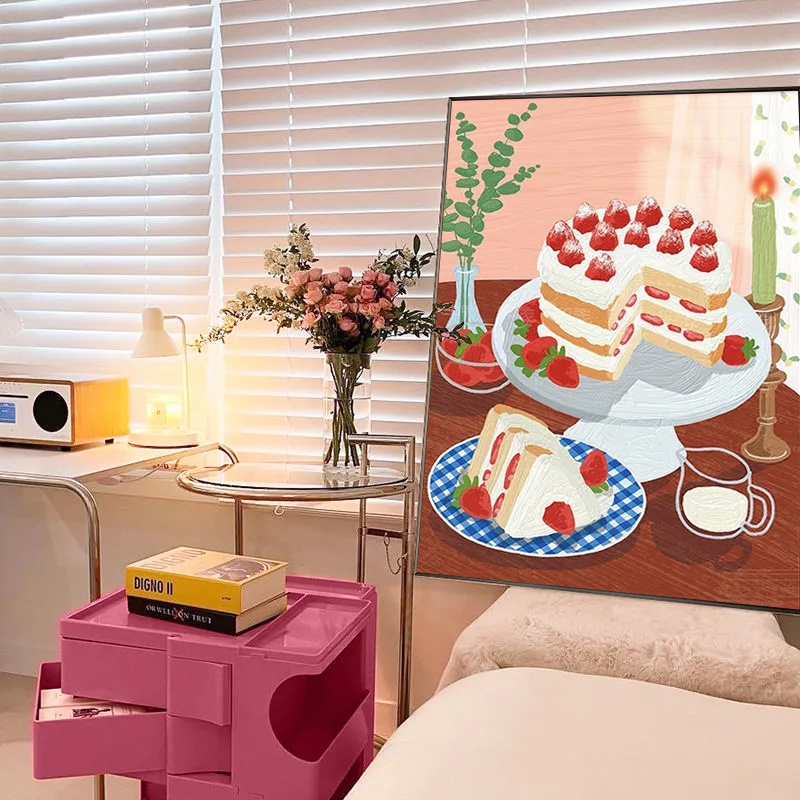 Tranh Vải Canvas Treo Tường Chống Thấm Nước Phong Cách Bắc Âu Độc Đáo