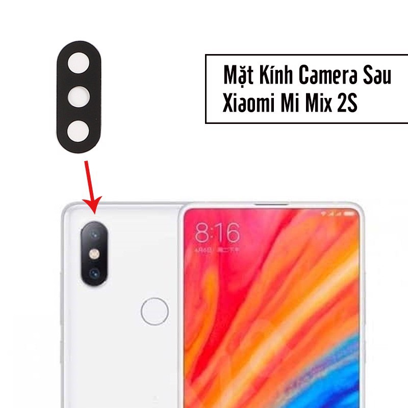 Mặt kính thay thế camera sau cho Xiaomi Mi Mix 2 - 2S