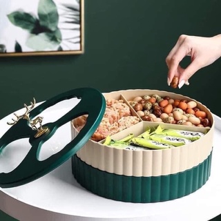 Khay mứt hươu 2 tầng sang chảnh