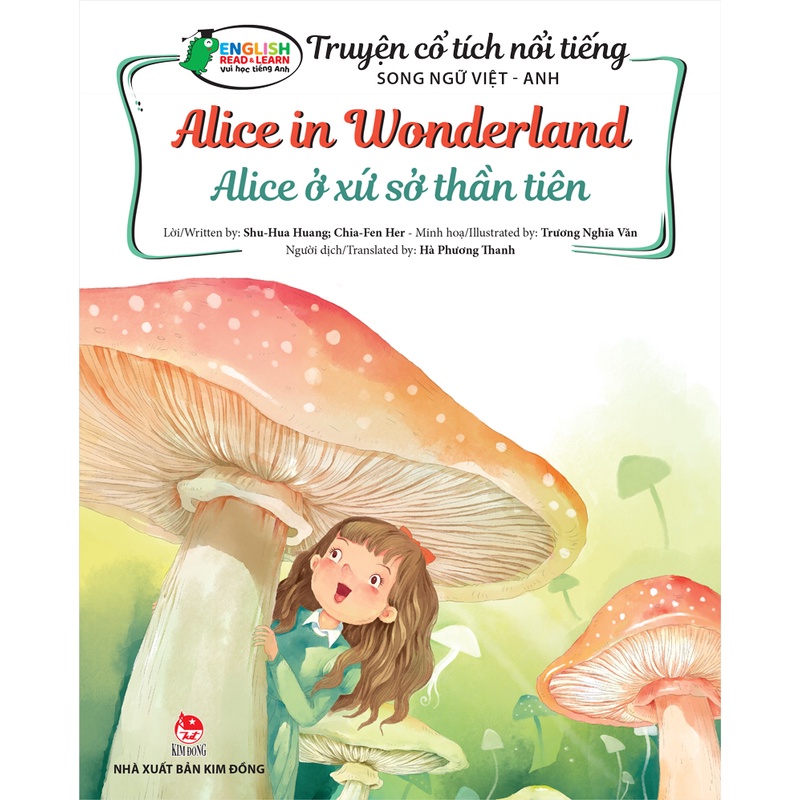 Sách - Truyện cổ tích nổi tiếng song ngữ Việt - Anh -  Alice in Wonderland - Alice ở xứ sở thần tiên