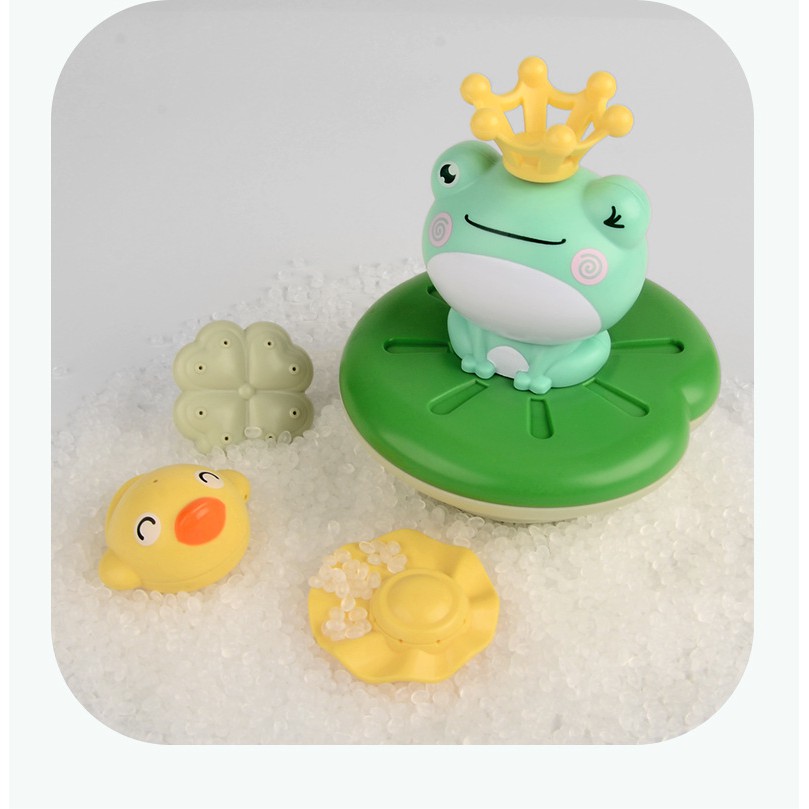 PVN28917 Đồ chơi nhà tắm con ếch phun nước cho bé ( kèm 5 phụ kiện ) T2