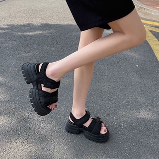 (HÀNG ORDER/ ẢNH THẬT) Dép sandal đế độn bánh mì ulzzang