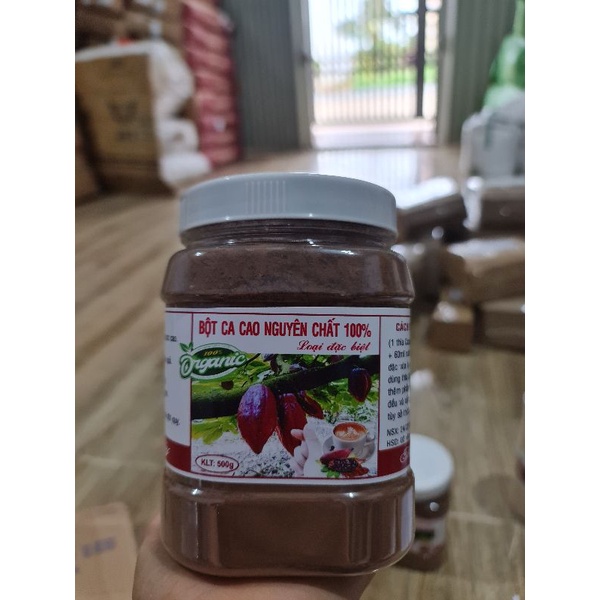 500g bột cacao nguyên chất 100% loại ngon, đảm bảo uy tín, chất lượng. Đổi trả nếu ko hài lòng