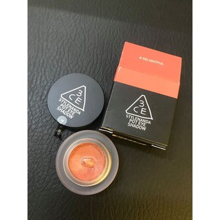 🌟 Phấn Mắt Nhũ Dạng Sáp - 3CE POT EYE SHADOW màu #DelightFul : tone nâu hồng san hô xinh đẹp🌺🌺