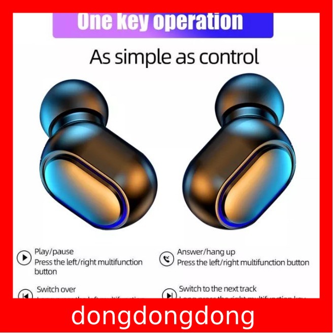 Tai nghe không dây kết nối bluetooth chống nước IPX7 cho VIVO SONY OPPO REALME E7S TWS