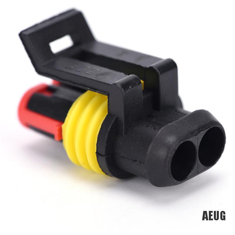 Bộ 10 Đầu Nối Dây Điện 2 Pin Chống Thấm Nước Cho Xe Hơi