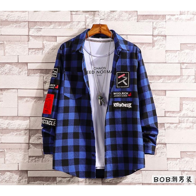 Áo khoác, Áo sơ mi Caro Flannel dành cho Nam nữ phonng cách hàn quốc, sản phẩm ưa chuộng-fashion.best