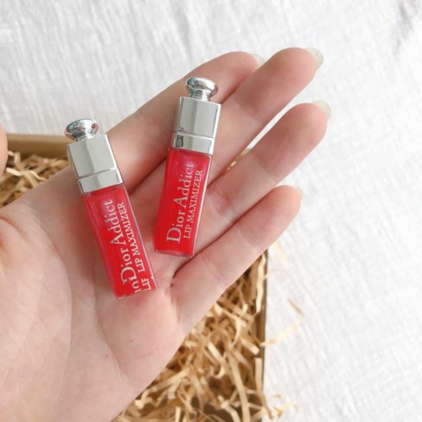 Son Dưỡng Dior Mini 015 Addict Lip Maximizer 2ml [Chính Hãng],Màu Đỏ Cherry,Siêu Yêu,Độ Bóng Nhẹ,Mùi Thơm Ngọt Ngào.