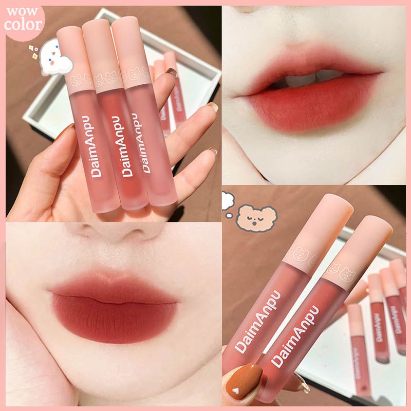 [Hàng mới về] Son kem Daimanpu chống thấm nước lâu trôi với 7 màu sắc tùy chọn