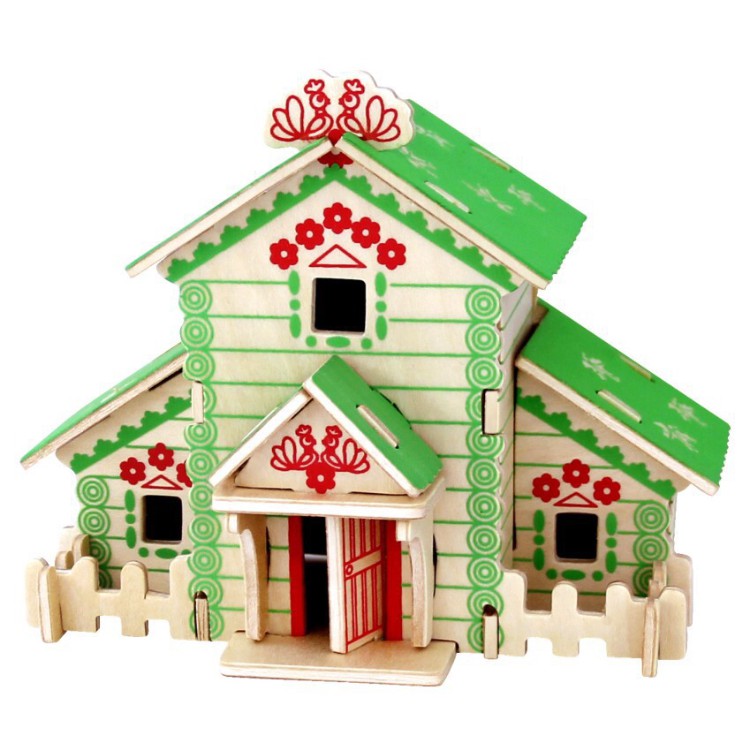 Mô hình lắp ráp gỗ 3D Nhà Forest