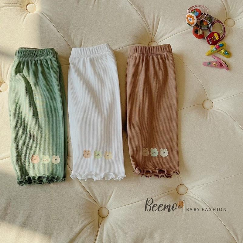 SET 3 QUẦN LEGGING GẤU SIÊU XINH CHO BÉ GÁI