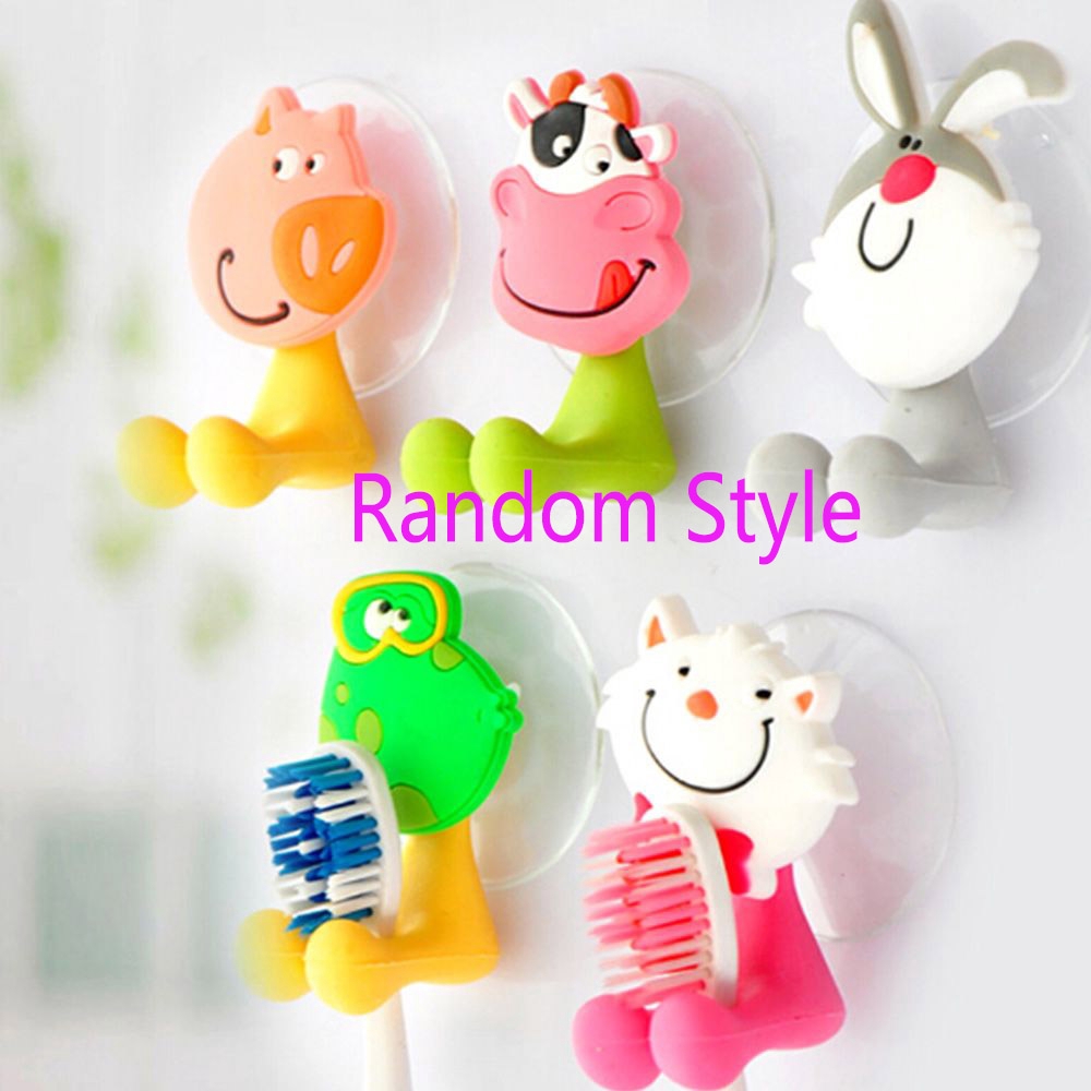 Giá Treo Bàn Chải Đánh Răng Bằng Silicon Hình Động Vật Thân Thiện Với Môi Trường