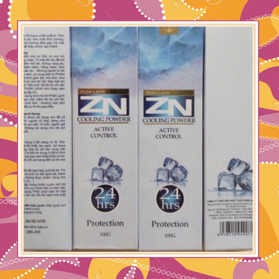 Phấn Lạnh ZN 100g (Chính Hãng - Date mới)