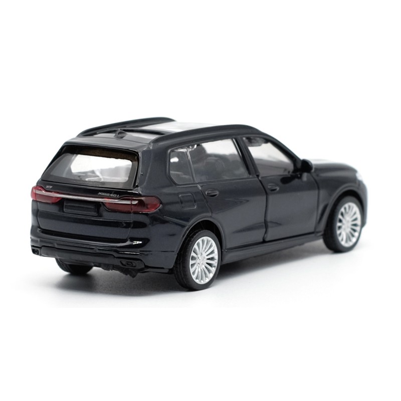 Caipo BMW BMW X7 Off-Road Xe Hợp Kim 1: 44 Kéo Lại Cửa Mở Bé Trai Hợp Kim Đồ Chơi Trang Trí Ô Tô Bộ Sưu Tập Đồ Trang Trí Trẻ Em Quà Tặng Sinh Nhật