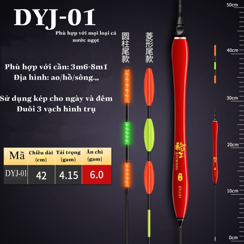 Phao Câu Đêm Săn Hàng Dáng Hồ Lô Fuwang