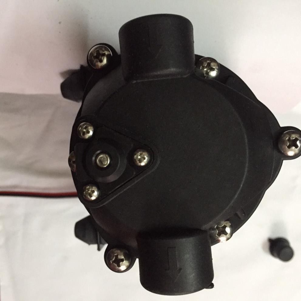 Máy bơm nước mini 24V có thể dùng bơm phun sương áp lực kèm nguồn Adaptor 24V