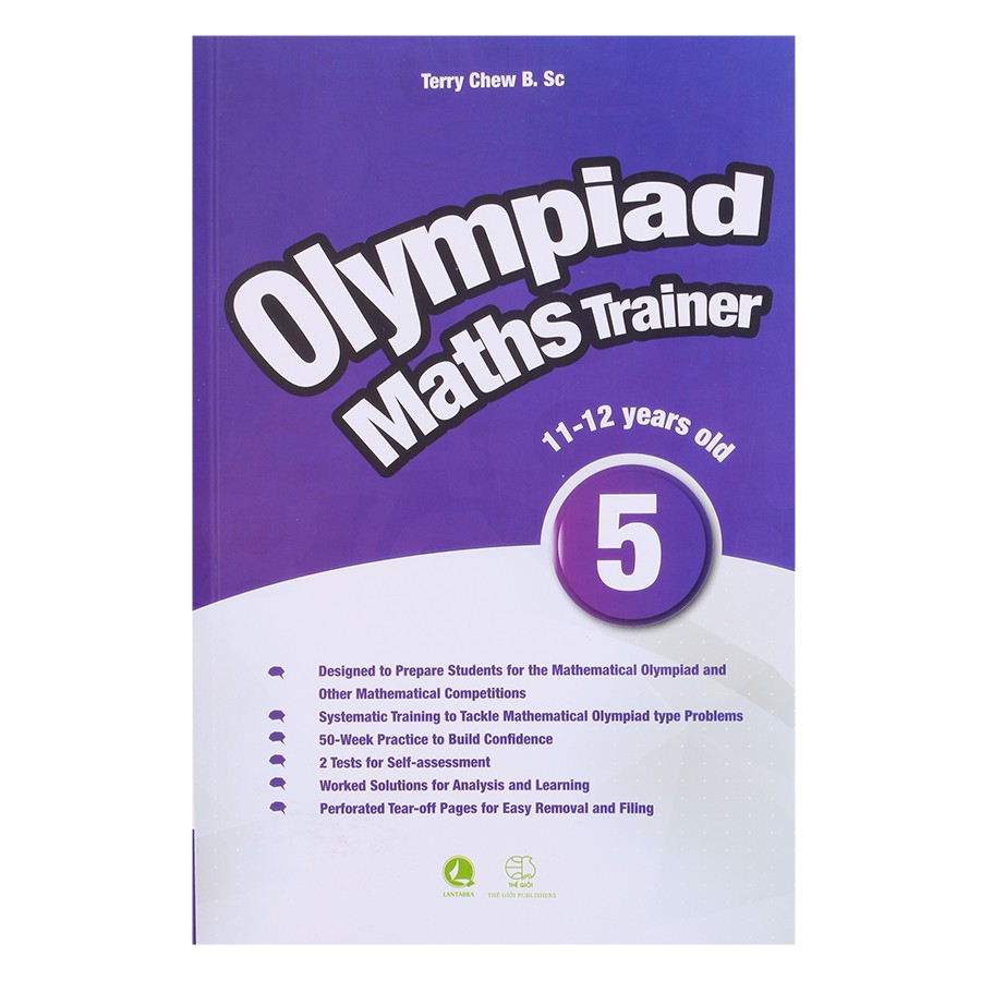 Sách: Olympiad maths Trainer  - dành cho học sinh Từ 7 - 13 tuổi (Á Châu books)