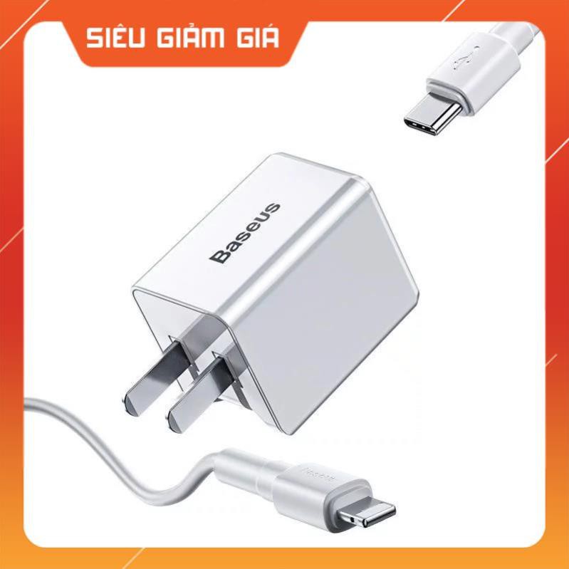 Cóc củ sạc nhanh 18W PD 3.0 Type-C hiệu Baseus QC Traveler PPS cho Smartphone - Hàng chính hãng
