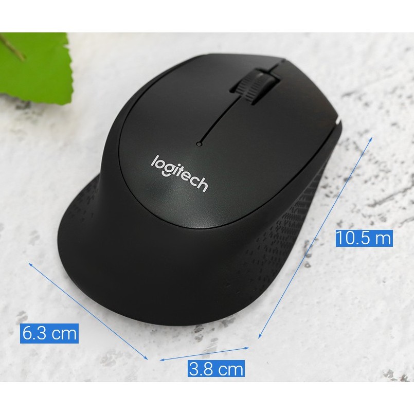 Chuột Không Dây Silent Logitech M331 1000 DPI - Hàng chính hãng - BH 12 tháng