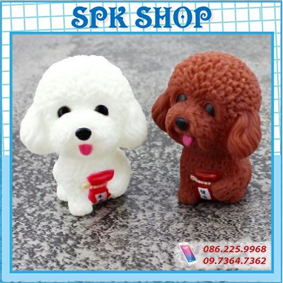 [FREESHIP❤️] Chó nhựa trang trí bánh - Trang trí bánh sinh nhât bánh kem - SPK Shop