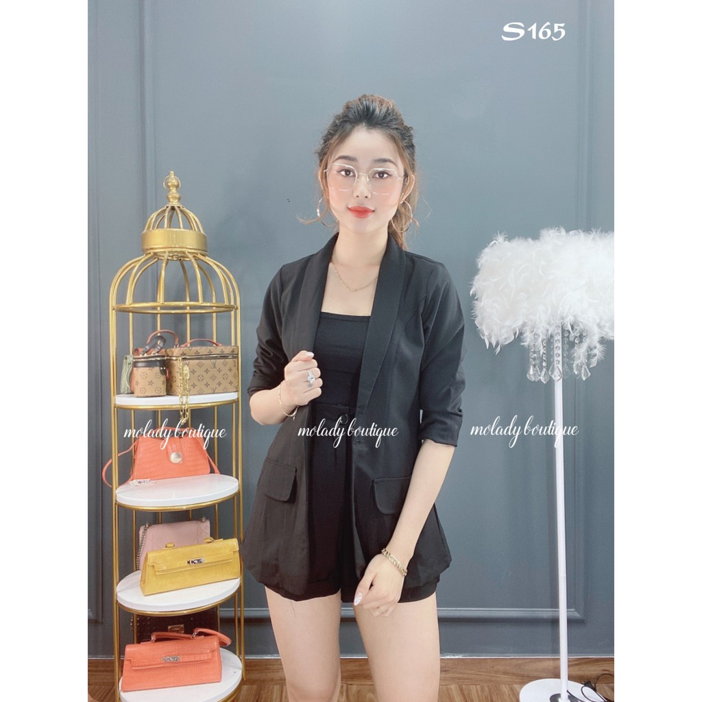 Set Vest 3 Món Tay Dài Sang Chảnh Chuẩn Đẹp S165 - MOLADY | BigBuy360 - bigbuy360.vn