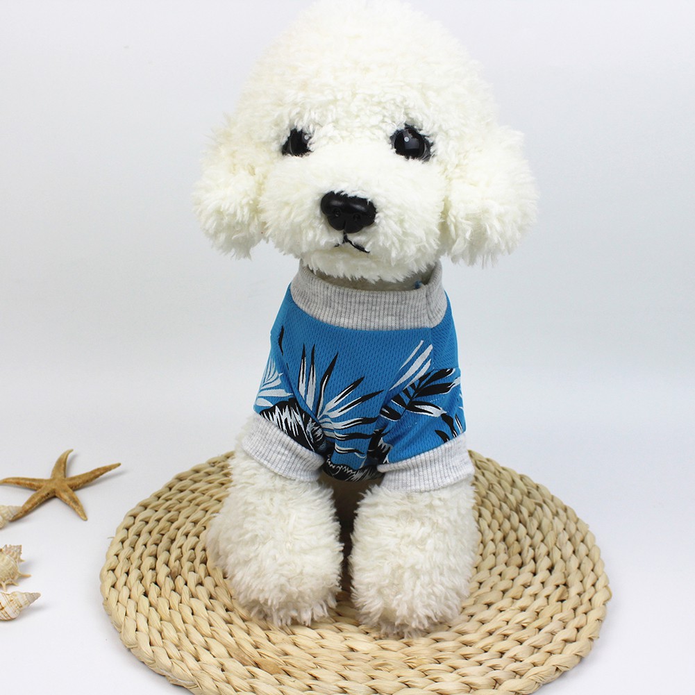 Áo Thun In Hình Lá Cho Thú Cưng