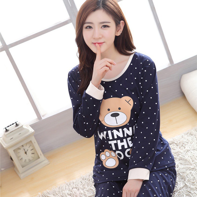 Set đồ ngủ 2 món thời trang trẻ trung năng động cho nữ