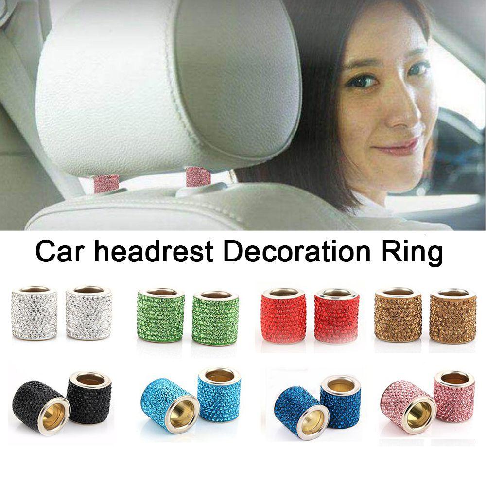 Bộ 2 Vòng Đệm Đầu Gắn Ghế Ngồi Xe Hơi Trang Trí Nội Thất|Phụ Kiện Trang Trí Xe Hơi Chất Lượng Cao