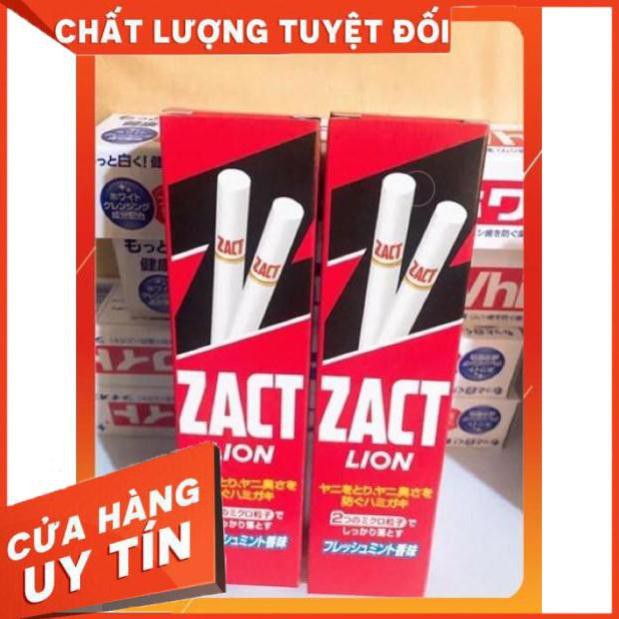 [Hàng chính hãng] Hàng auth Kem đánh răng trị hôi & vàng răng cho người hút thuốc Zact Lion