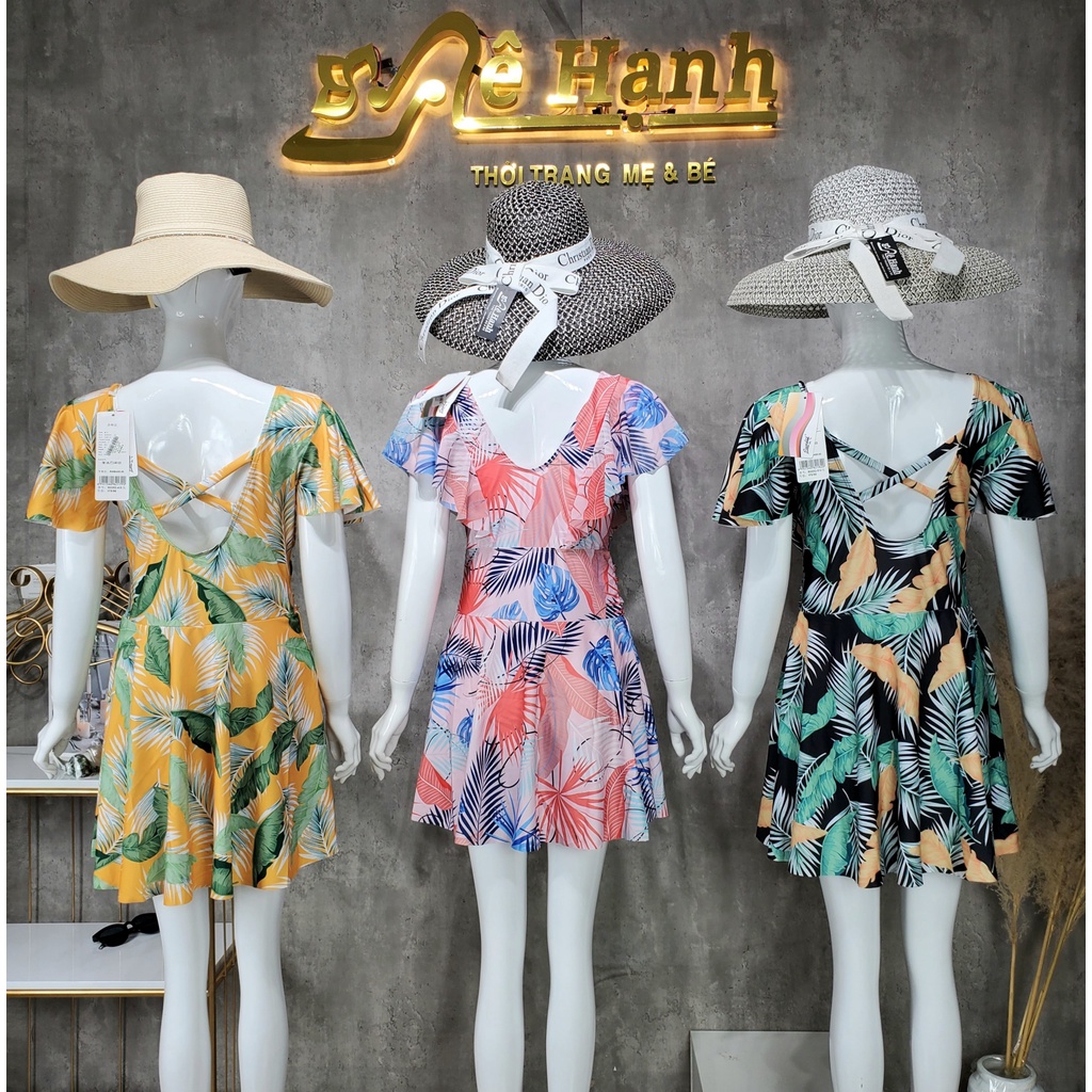 Đồ Bơi Nữ Một Mảnh Kín Đáo Giấu Bụng - Bikini Áo Tắm Váy Bơi Đẹp