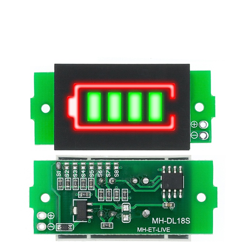Mô Đun Kiểm Tra Dung Lượng Pin Lithium 3.7V 4.2V 1-8S 1S / 2S / 3S / 4S