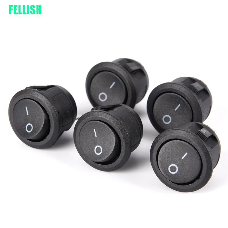 1 Công Tắc Đòn Bẩy 2 Chấu On-Off Spst Tròn Chống Nước Cho Xe Hơi