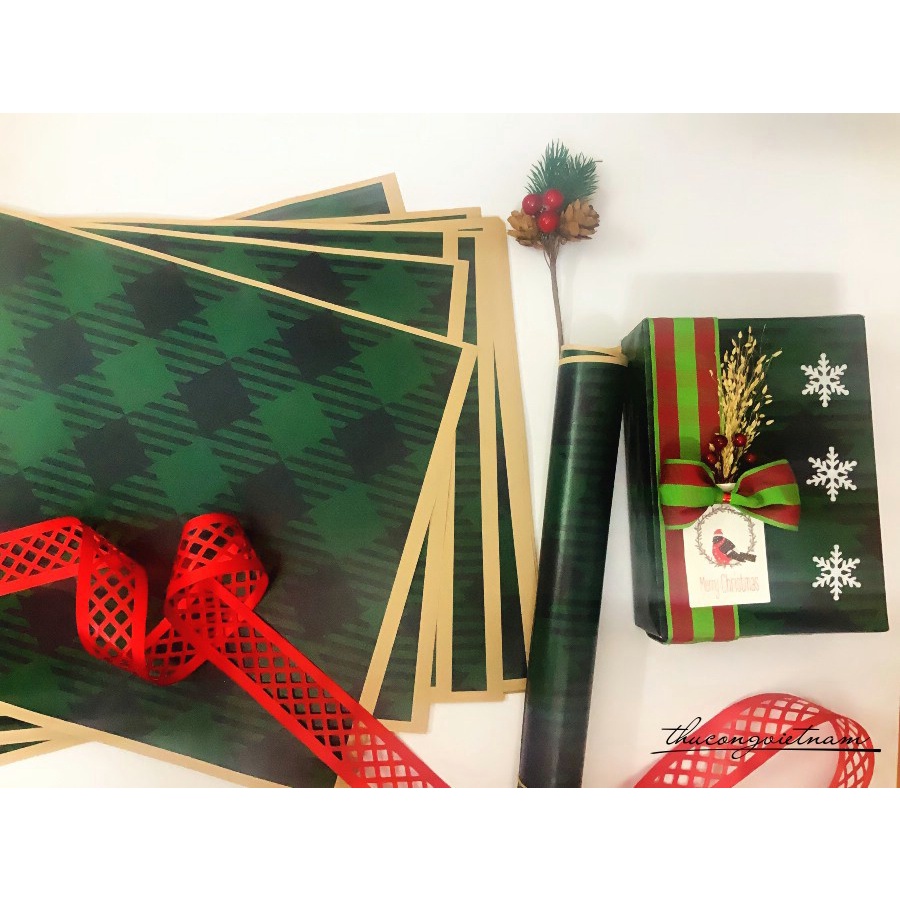 Giấy gói quà kraft Nhật A3