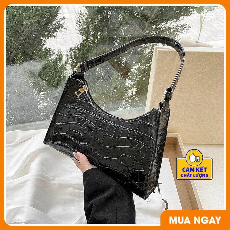 Túi kẹp nách xách tay nữ da PU thời trang đi chơi đi dạo phố phong cách sang trọng thanh lịch ST912