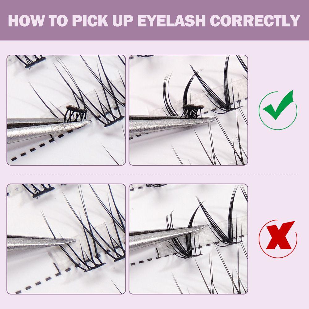 Hộp Lông Mi Giả Hình Đuôi Cá Trang Điểm DIY