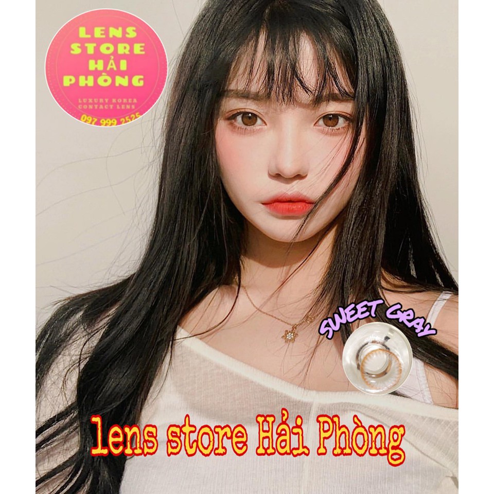 Mẫu lens ✨𝑺𝒘𝒆𝒆𝒕 𝑮𝒓𝒂𝒚 ✨ VASSEN korea contact lens