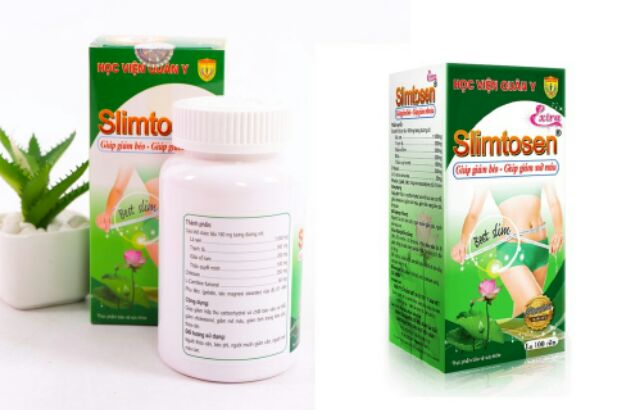 Viên giảm cân Slintosen Extra của Học viện Quân Y,  hàng chính hãng, date luôn mới nhất
