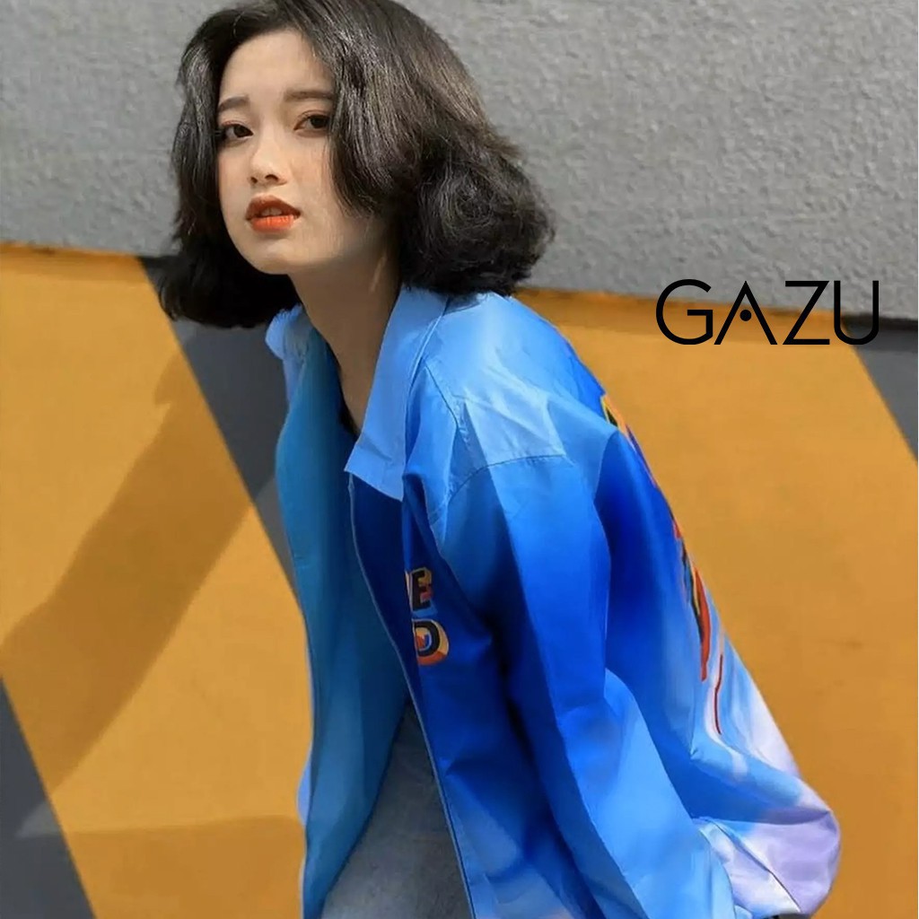 Áo khoác dù form rộng TheZed Gazu Unisex áo khoác gió chống nắng ulzzang thời trang-231