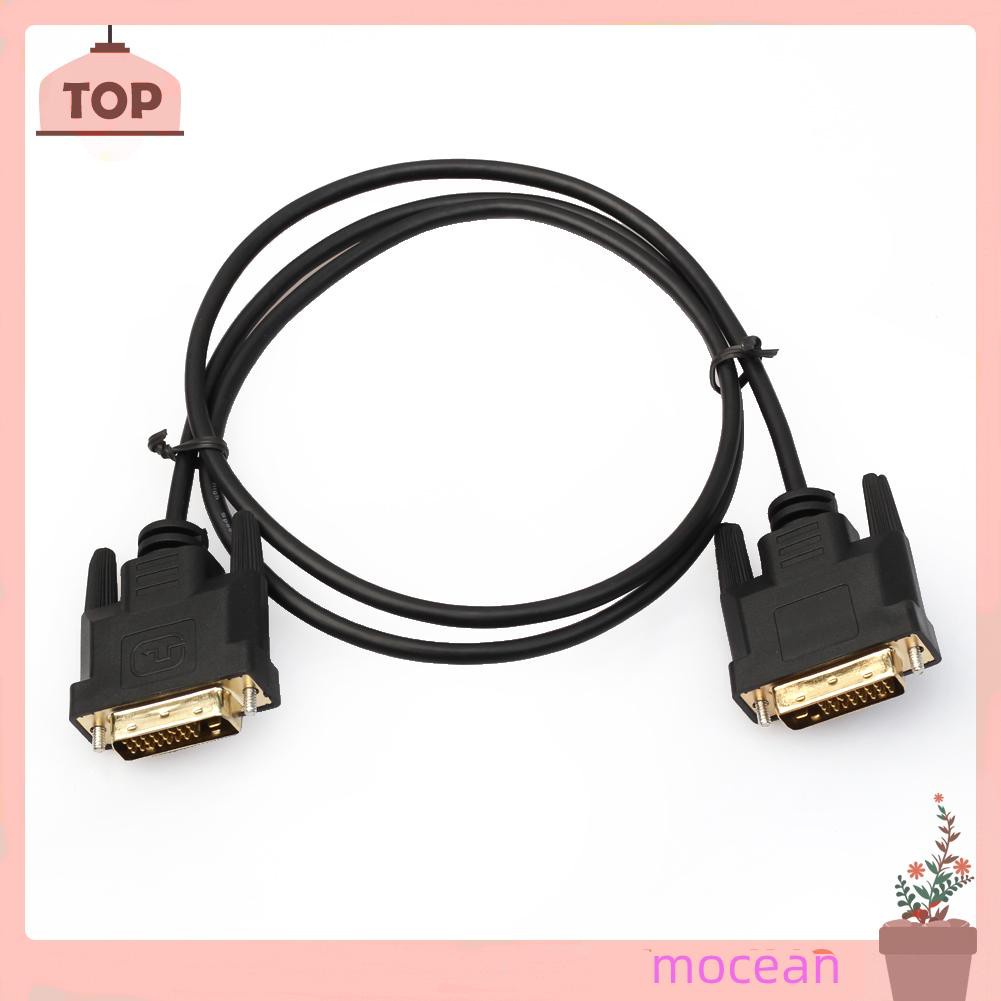 Mocean Dây Cáp Chuyển Đổi Dvi D Sang Dvi-D Gold Male 24 + 1 Pin Dual Link Tv