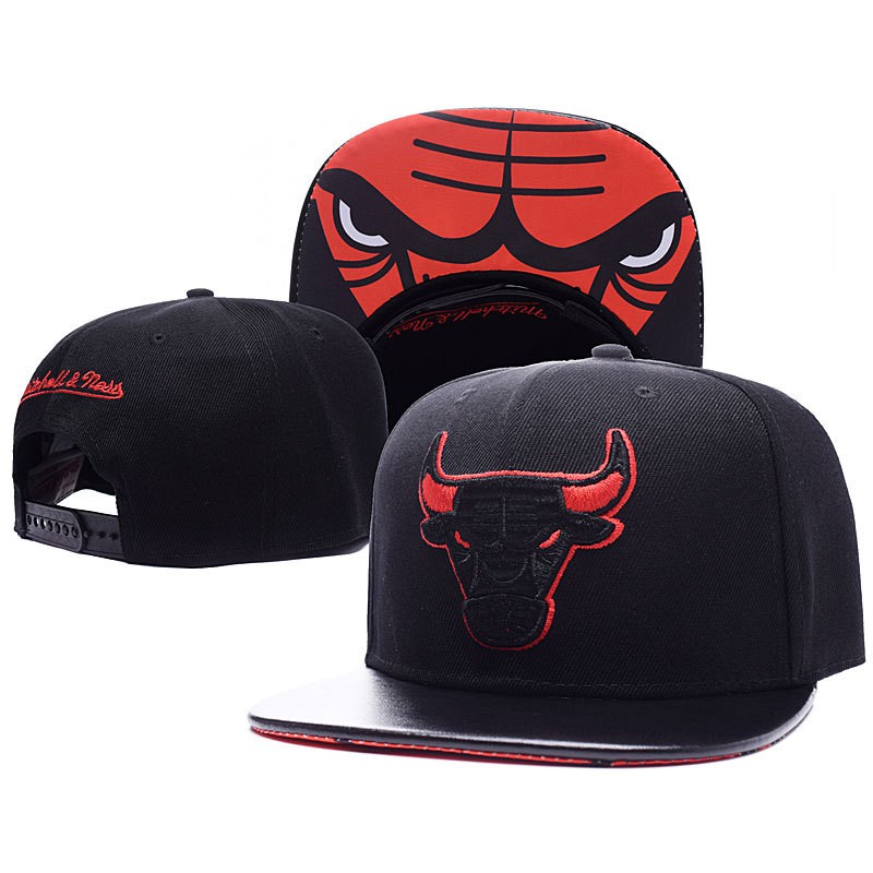 Mũ NBA Đội Hip Hop Chicago Bulls Mũ thêu Mũ thông thường Baseketball