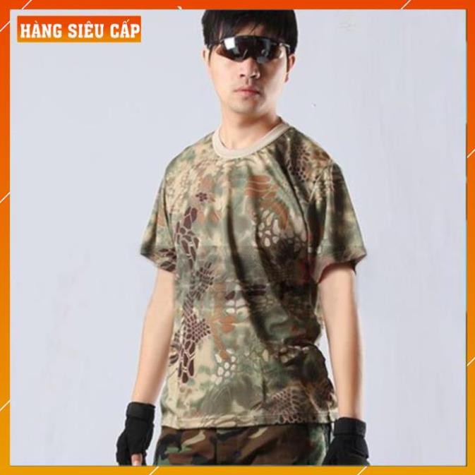 [FreeShip – hàng Auth] Áo Thun Nam Rằn Ri Lính Mỹ - Áo Phông Nam cotton Quân Đội