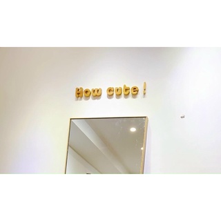 Chữ dán tường dán nổi trang trí