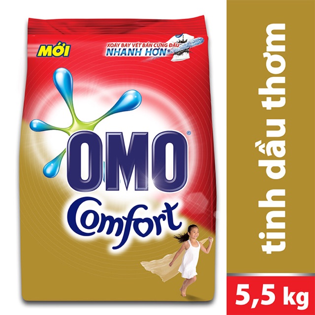 Bột Giặt OMO 5,5kg Tinh Dầu Thơm