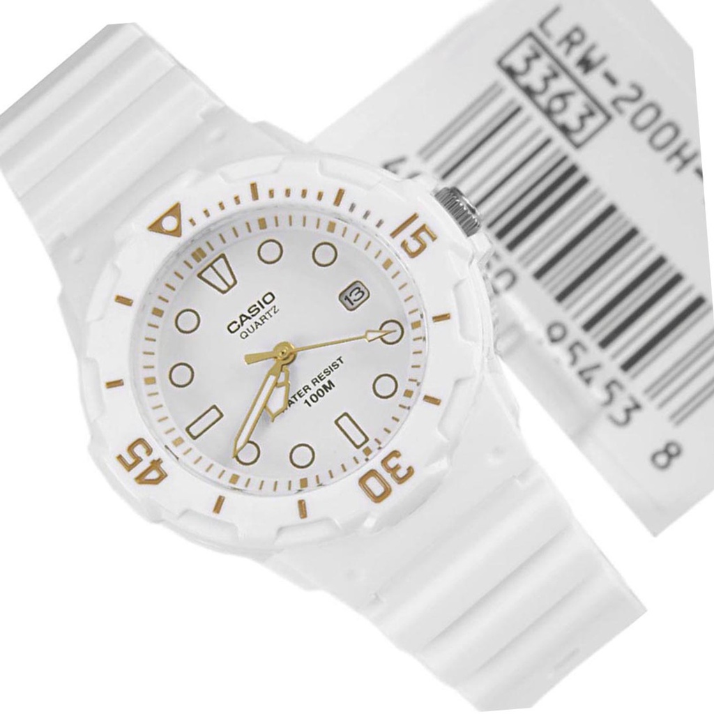 Đồng hồ Casio Nữ Dây Nhựa LRW-200H-7E2VDF bill Hàn bill Hàn