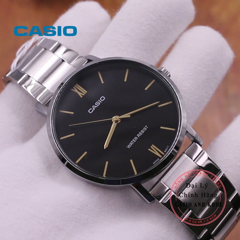 Đồng hồ nam Casio MTP-VT01D-1BUDF dây kim loại