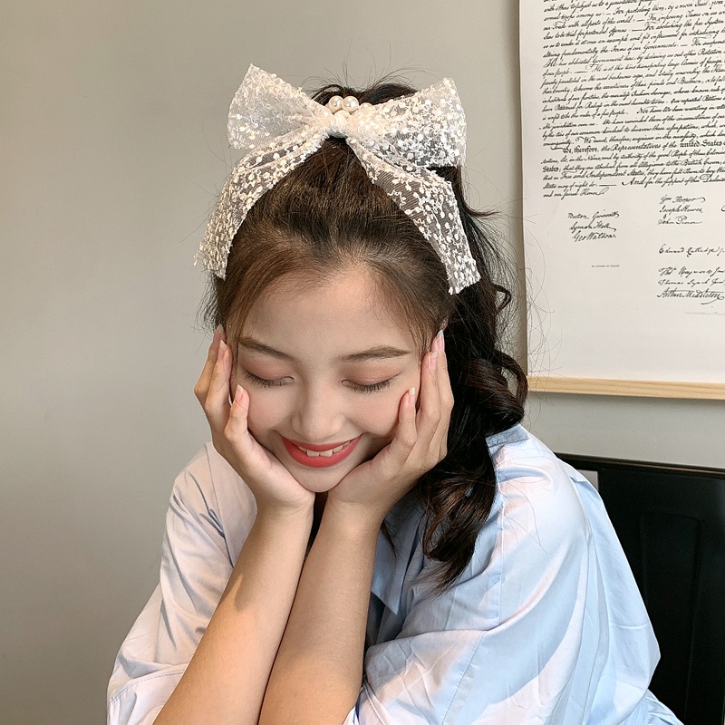 Dây buộc tóc Scrunchies ren HD139