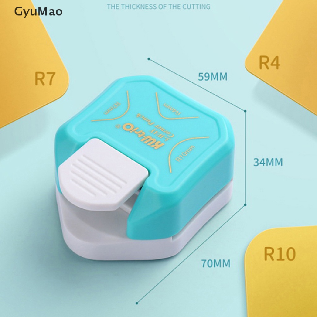 [cxGYMO] 3 in 1 Corner Rounder Punch 3 Way Corner Cutter for Paper Craft Laminate DIY  HDY