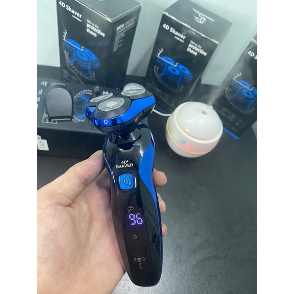 Máy cạo râu đa năng SHAVER 4D mẫu mới 2022 -máy cạo râu nam cao cấp 4 tính năng: cắt lông mũi, rửa mặt, cạo tóc mai