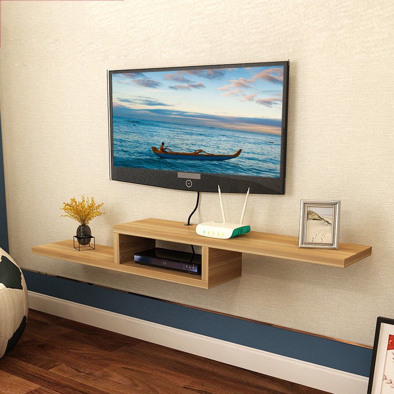 Kệ tivi gỗ treo tường phòng khách phòng ngủ hiện đại kệ trang trí gỗ MDF bền đẹp chống mối mọt thương hiệu Nội Thất NSD