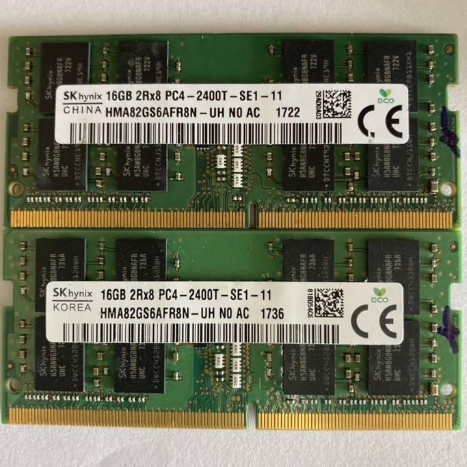 RAM Laptop DDR4 Samsung SKhynix Micron Bus 2133/2400/2666 16GB Chính Hãng